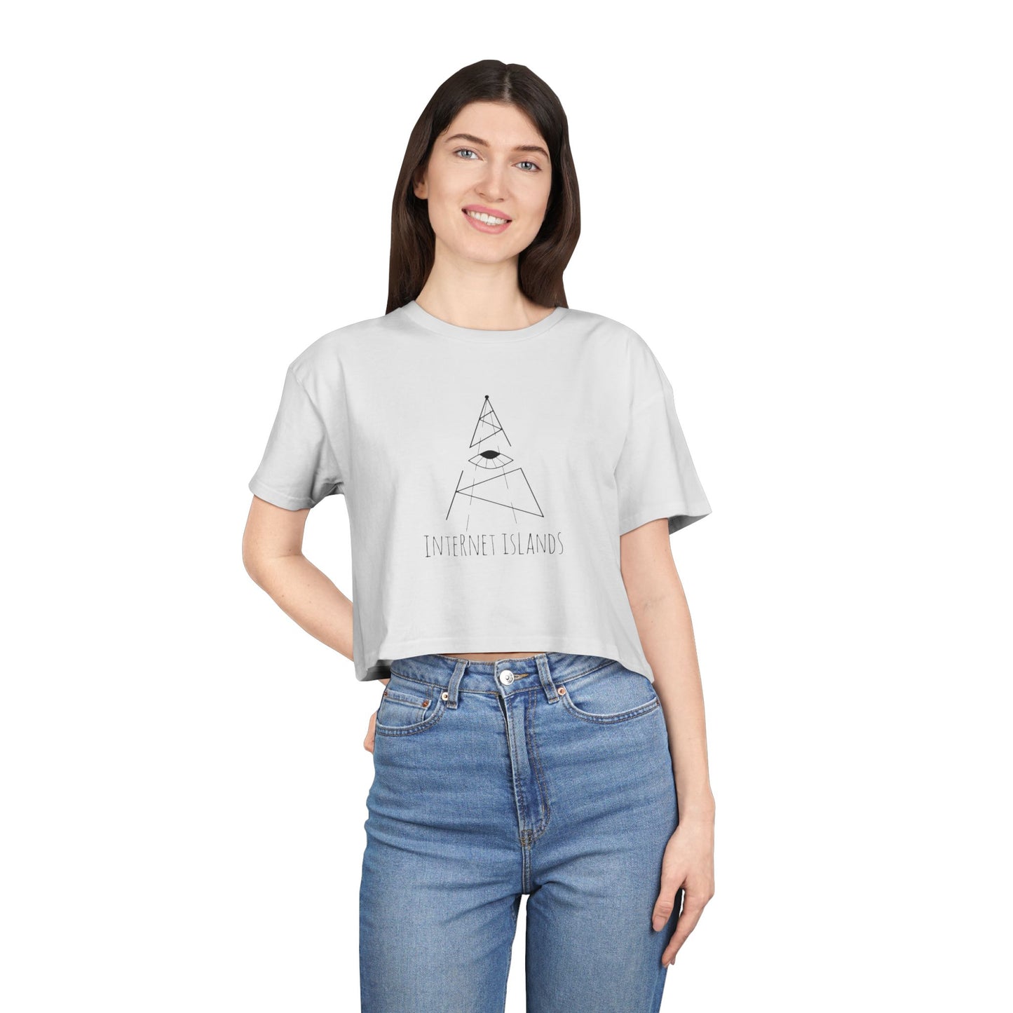 Internet Islands - Crop Band Tee (Women)