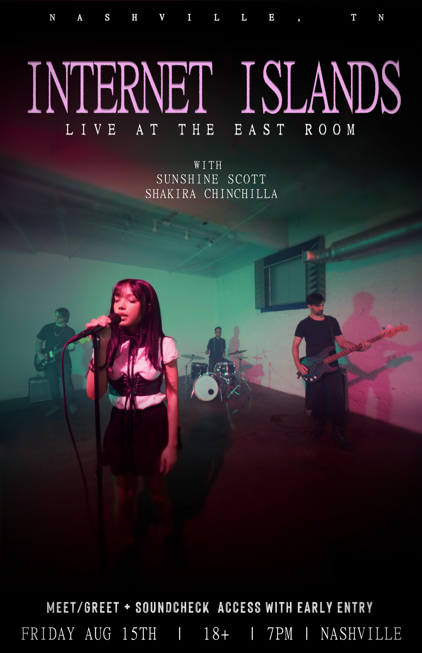 Signed by Band - Gig Poster (LIVE @The East Room) (11x17)( Gloss)