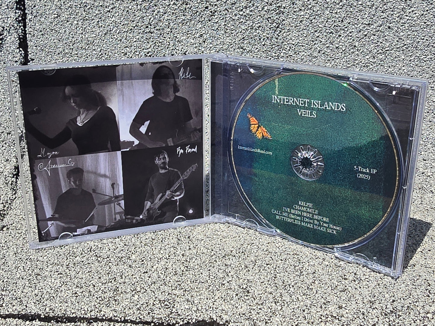 VEILS EP -CD💿 (physical in jewel case)